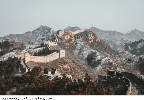 Великая Китайская стена частично обрушилась из-за землетрясения