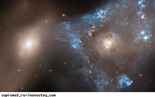 Телескоп «Хаббл» запечатлел огромный «космический треугольник», в котором рождаются звёзды