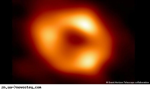 Получено первое фото тени черной дыры в центре Млечного пути