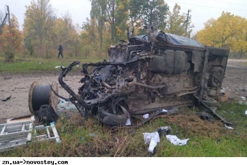 В Охтирському районі на ворожій міні підірвався автомобіль: одна людина загинула та троє – отримали поранення