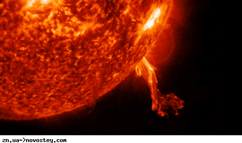 Сонце випустило в космос потік плазми завдовжки 1,5 мільйона кілометрів