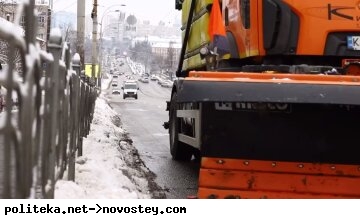 зима, снігопад, Київ