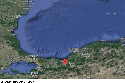 У Туреччині, неподалік Чорноморського узбережжя, стався сильний землетрус