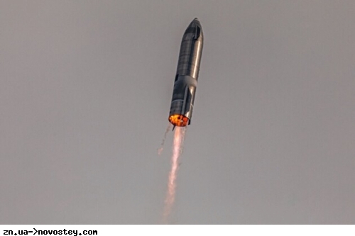 Маск назвав нові терміни першого орбітального польоту Starship