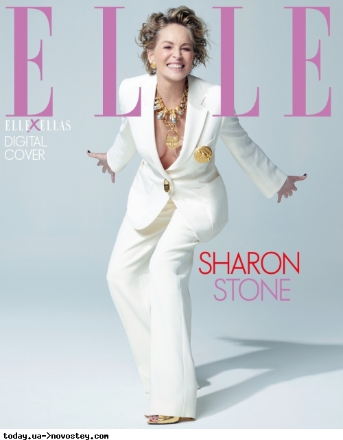 У піджаку на голе тіло: 65-річна Шерон Стоун прикрасила обкладинку глянцю