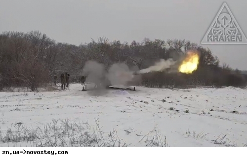 Kraken показав, як його артилеристи у січні нищили окупантів під Соледаром – феєричне відео