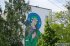 В Киеве появился мурал "Святая Джавелина": эффектные фото