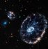 NASA показало вражаюче фото галактики "Колесо Воза" в 500 млн світлових років від Землі