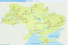 Часть Украины накроют дожди посреди недели: карта погоды