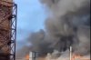 Новый сильный пожар бушует в россии: улицы затянуло черным дымом, фото